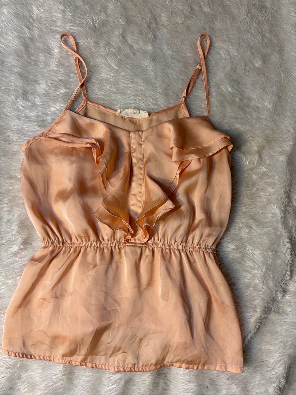 Forever 21 Blush Peach Satin Cami